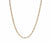 18" Tricolore Necklace - 10k Gold